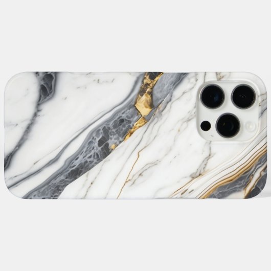 Elegant Marble Case-Mate iPhone Case (Achterkant (horizontaal))