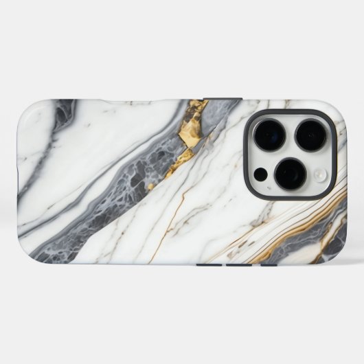 Elegant Marble Case-Mate iPhone Case (Achterkant (horizontaal))