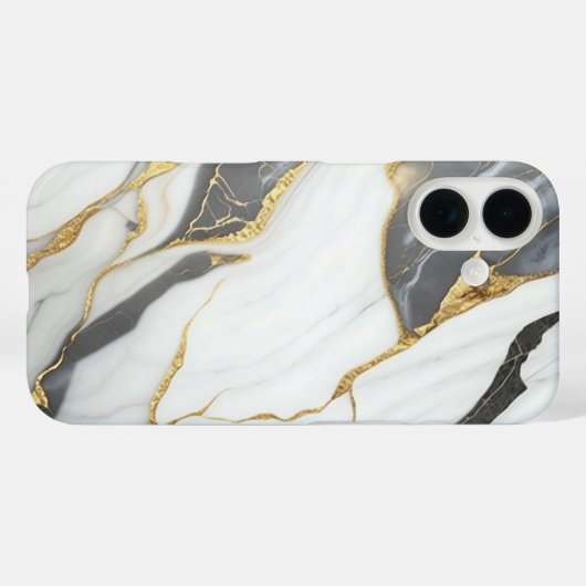 Elegant Marble Case-Mate iPhone Case (Achterkant (horizontaal))