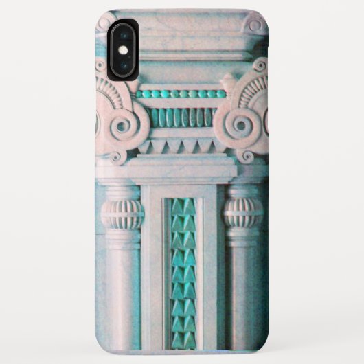 ELEGANT MARBLE COLUMN, PINK BLUE INTERIOR DESIGN Case-Mate iPhone CASE (Achterkant)