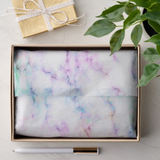 Elegant Marble-decoupage Tissuepapier (Geschenk)