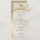 Elegant Marble en Gold Menu (Voorkant / Achterkant)