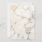 Elegant Marble Funeral Memorial Service Kaart (Achterkant)