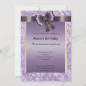 ELEGANT MARBLE GLITTER GOLD PAARS BOW KAART (Voorkant)