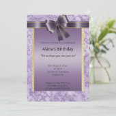 ELEGANT MARBLE GLITTER GOLD PAARS BOW KAART (Staand voorkant)