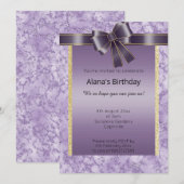 ELEGANT MARBLE GLITTER GOLD PAARS BOW KAART (Voorkant / Achterkant)