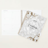 Elegant Marble & Gold Logo Business 2023 Planner (Display)