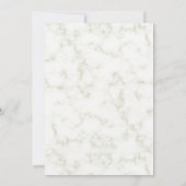 Elegant Marble Gold Photo Wedding Save the Date (Achterkant)