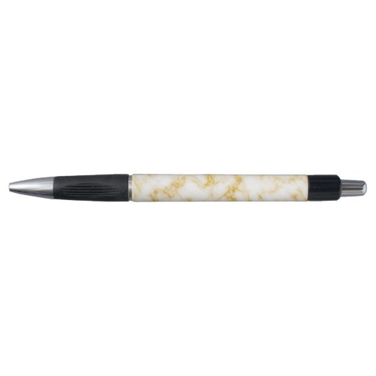 Elegant Marble - Gold White Pen (Voorkant)