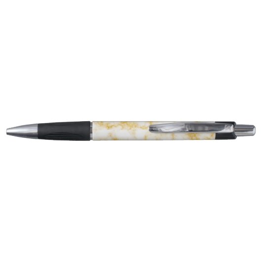 Elegant Marble - Gold White Pen (Achterkant)