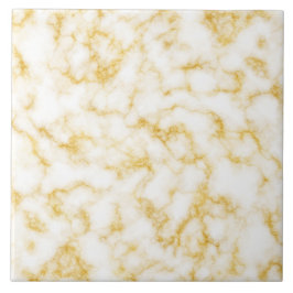 Elegant Marble - Gold White Tegeltje