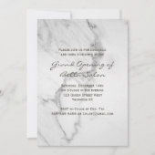 Elegant Marble Grand Opening Uitnodiging (Voorkant)