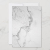 Elegant Marble Holiday Party Uitnodiging (Achterkant)