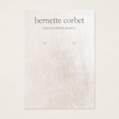 Elegant Marble Jewelry Designer die beeldscherm ve Visitekaartje (Voorkant)