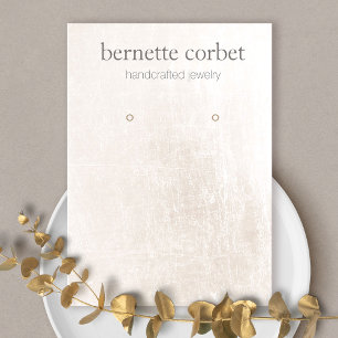 Elegant Marble Jewelry Designer die beeldscherm ve Visitekaartje