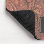 Elegant Marble Monogram Muismat (Hoek)