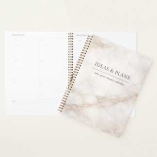Elegant Marble Notebook for Notes and Journaling Planner