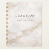 Elegant Marble Notebook for Notes and Journaling Planner (Voorkant)