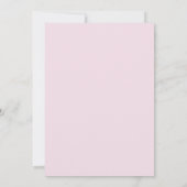 Elegant Marble Pink Girls eerste Heilige Communie  Kaart (Achterkant)