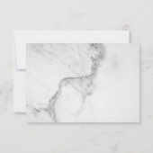 Elegant Marble RSVP (Achterkant)