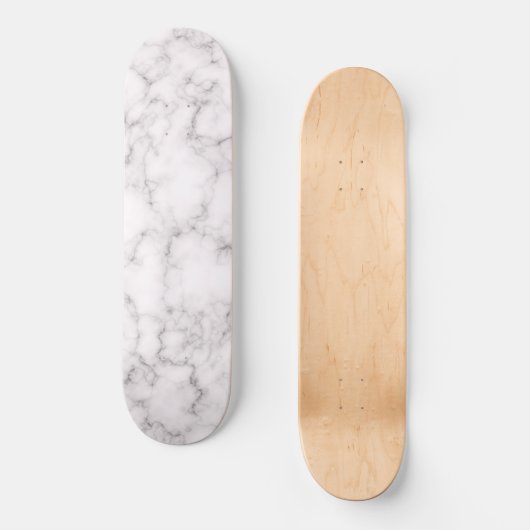 Elegant Marble - skateboard (Voorkant)