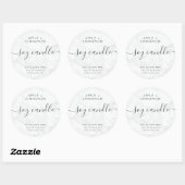 Elegant Marble Soy Candle Label (Vel)