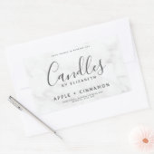 Elegant Marble Soy Candle Label (Envelop)