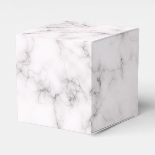 Elegant Marble-stijl Bedankdoosjes (Voorkant Zijde)