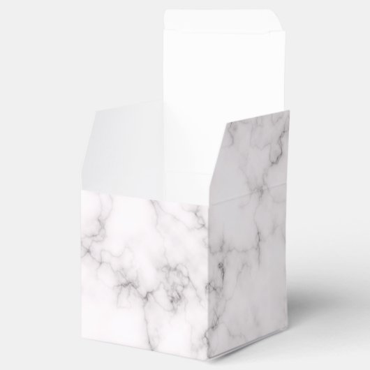 Elegant Marble-stijl Bedankdoosjes (Geopend)