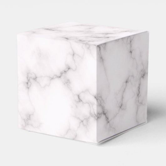 Elegant Marble-stijl Bedankdoosjes (Achterkant)