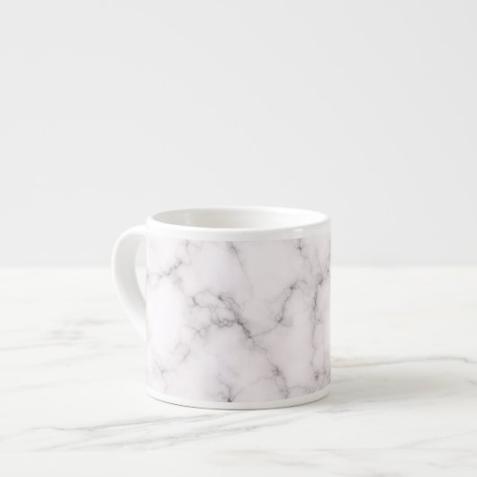 Elegant Marble-stijl Espresso Kop (Links)