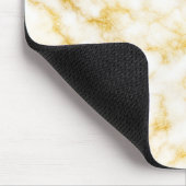 Elegant Marble-stijl - Gold White Muismat (Hoek)