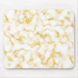 Elegant Marble-stijl - Gold White Muismat
