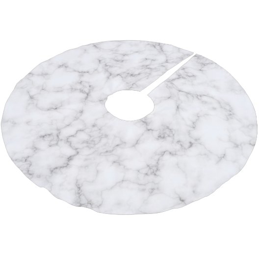 Elegant Marble-stijl Kerstboom Rok (Gekanteld)
