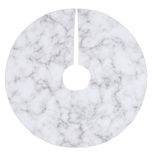 Elegant Marble-stijl Kerstboom Rok (Voorkant)