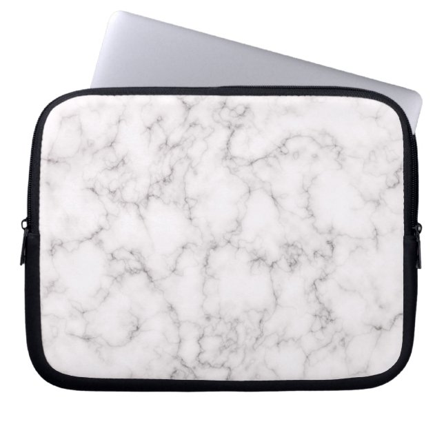 Elegant Marble-stijl Laptop Sleeve (Voorkant)