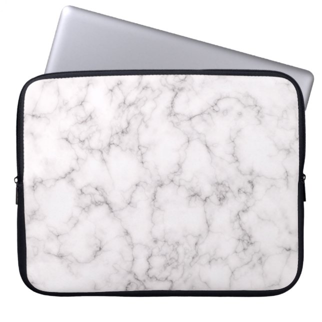 Elegant Marble-stijl Laptop Sleeve (Voorkant)