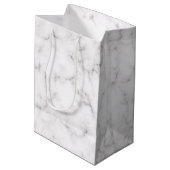 Elegant Marble-stijl Medium Cadeauzakje (Achterkant Gekanteld)