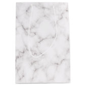 Elegant Marble-stijl Medium Cadeauzakje (Voorkant)