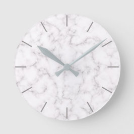 Elegant Marble-stijl Ronde Klok