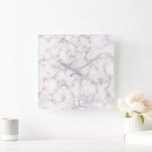 Elegant Marble-stijl Vierkante Klok (Huis)