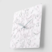 Elegant Marble-stijl Vierkante Klok (Hoek)