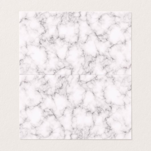 Elegant Marble-stijl Visitekaartje (Buitenkant ongevouwen)