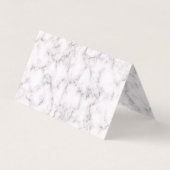 Elegant Marble-stijl Visitekaartje (Voorkant)