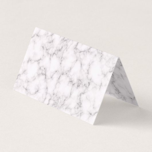 Elegant Marble-stijl Visitekaartje (Voorkant)