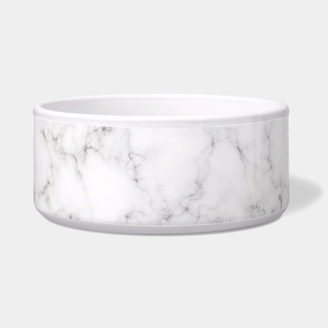 Elegant Marble-stijl Voerbakje (Voorkant)