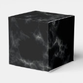 Elegant Marble-stijl - zwart Bedankdoosjes (Achterkant)