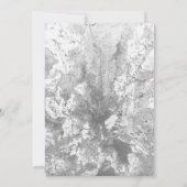 Elegant Marble Stone Texture Retirement Party Kaart (Achterkant)