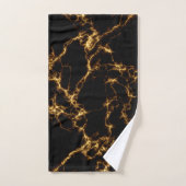 Elegant Marble style3 - Black Gold Bad Handdoek (Handdoek)