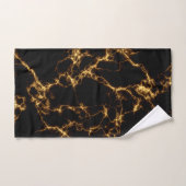 Elegant Marble style3 - Black Gold Bad Handdoek (Handdoek)